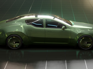 Affekta Luxuria 2022 Concept futuristic cyberpunk car BEST DESIGN 3D 모델