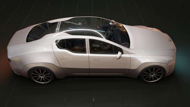 Affekta Luxuria 2022 Concept futuristic cyberpunk car BEST DESIGN 3D 모델 .c4d .max .obj .3ds .fbx .stl .blend 