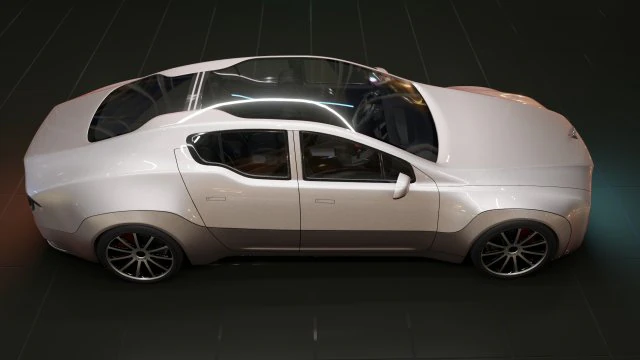 Affekta Luxuria 2022 Concept futuristic cyberpunk car BEST DESIGN 3D Model .c4d .max .obj .3ds .fbx .stl .blend 