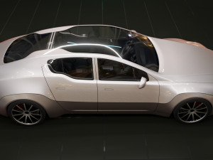 Affekta Luxuria 2022 Concept futuristic cyberpunk car BEST DESIGN 3D Model