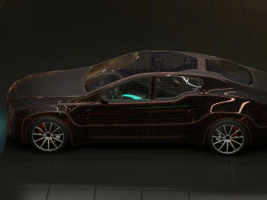 Affekta Luxuria 2022 Concept futuristic cyberpunk car BEST DESIGN 3D Model