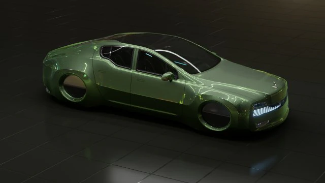 Affekta X-Luxuria BEST FUTURISTIC DESIGN cyberpunk concept car 3D Model .c4d .max .obj .3ds .fbx .stl .blend 