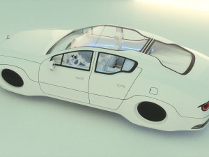 Affekta X-Luxuria BEST FUTURISTIC DESIGN cyberpunk concept car 3D Model