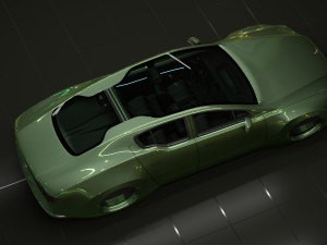 Affekta X-Luxuria BEST FUTURISTIC DESIGN cyberpunk concept car 3D Model
