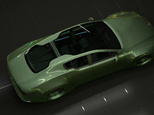 Affekta X-Luxuria BEST FUTURISTIC DESIGN cyberpunk concept car 3D Model