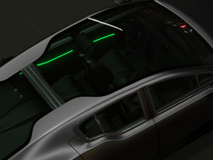 Affekta X-Luxuria BEST FUTURISTIC DESIGN cyberpunk concept car 3D Model