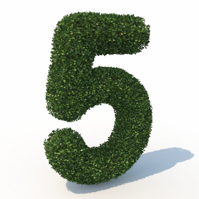 hedge 5 3D 模型 .c4d .max .obj .3ds .fbx .stl .blend 