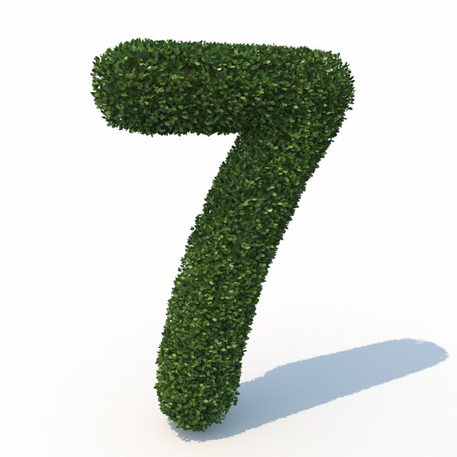 hedge 7 3Dモデル .c4d .max .obj .3ds .fbx .stl .blend 