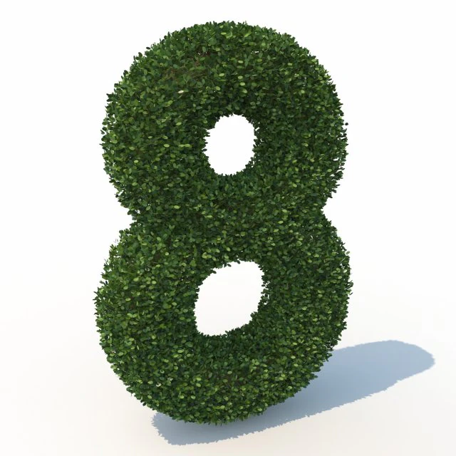 hedge 8 3D Model .c4d .max .obj .3ds .fbx .stl .blend 