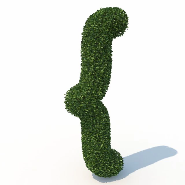 hedge 3D Model .c4d .max .obj .3ds .fbx .stl .blend 