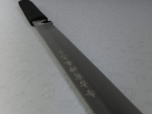 ninja sword 3D 모델