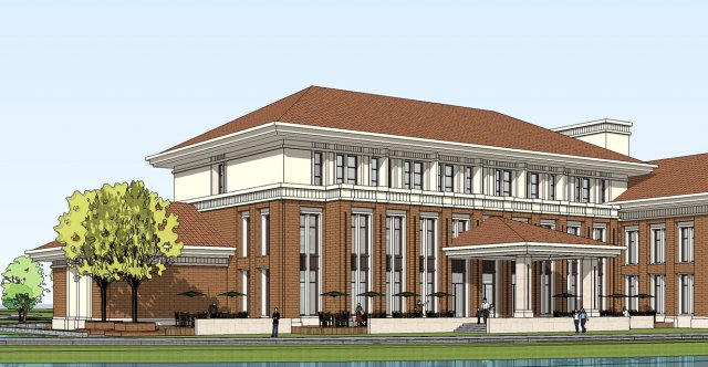 government- school building Modelo 3D .c4d .max .obj .3ds .fbx .stl .blend 
