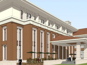 government- school building Modelo 3D
