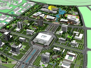 borgata cittadina Modello 3D