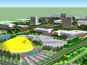 city township 3Dモデル