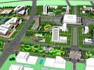 city township 3Dモデル