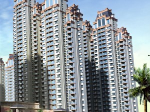 classical residential tower Modello 3D