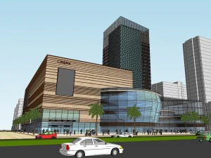 shopping mall commercial office building 3D Model