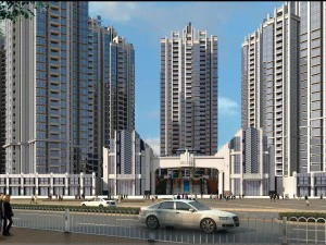 residential buildings layout 3D Model