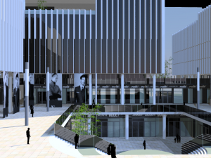 commercial office building 3D Model