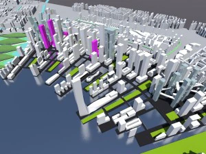 city planning townships 3D Model