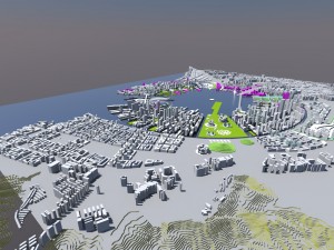 city planning townships 3D 模型