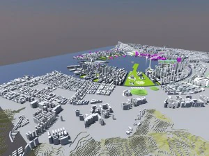 city planning townships 3D Model