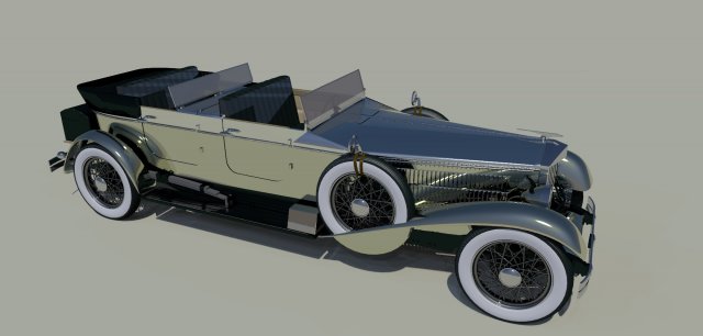 vintage rolls royce 1938 vr - ar - low-poly 3D मॉडल .c4d .max .obj .3ds .fbx .stl .blend 