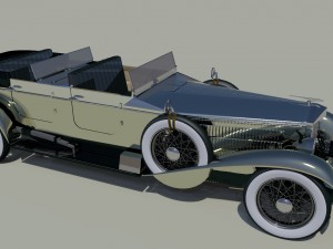 vintage rolls royce 1938 vr - ar - low-poly 3Dモデル