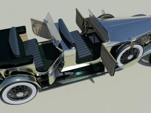 vintage rolls royce 1938 vr - ar - low-poly 3D Model