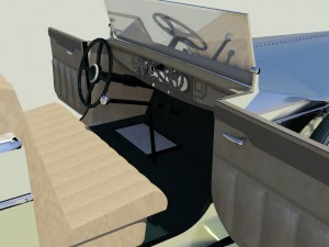 vintage rolls royce 1938 vr - ar - low-poly 3D मॉडल