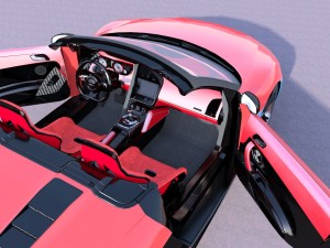 audi r8 sport car vr - ar - low-poly 3D Model