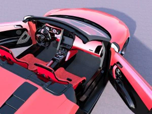 спортивний автомобіль audi r8 vr - ar - low-poly 3D Модель