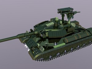 military battle tank 3D 모델