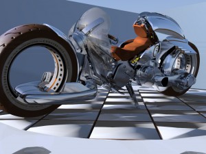 ci fi superbike 3D 모델