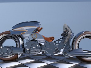 ci fi superbike 3D 모델