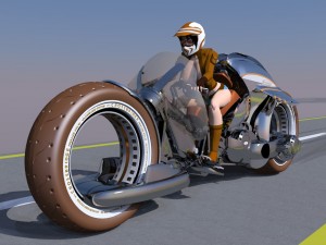 ci fi superbike 3D 모델