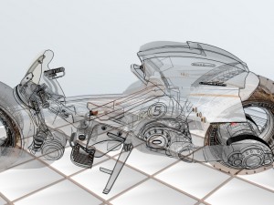 ci fi superbike 3D 모델
