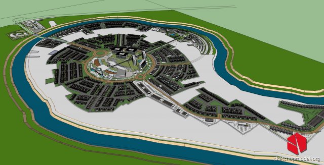 collectiion 25 architectural 3d models urban planning city planning Model 3D .c4d .max .obj .3ds .fbx .stl .blend 