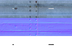 metal barrier high resolution CG Textures