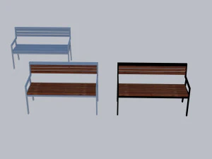 bench modern 3D Model