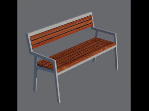 bench modern 3D Model