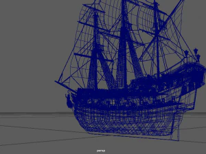 ship black pearl 3D Model