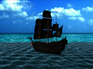 ship black pearl 3D Model