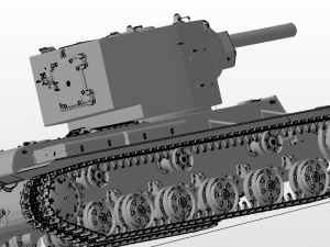 kv 2 tanks Modèles 3D en vedette