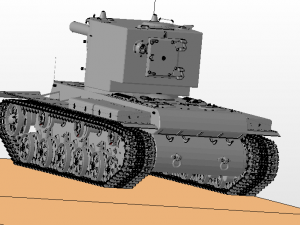 kv 2 tanks Modèles 3D en vedette