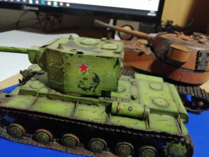 KV 2 Panzer 3D Druckmodell