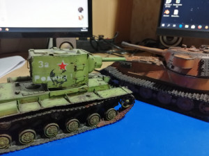 kv 2 tanks Modèles 3D en vedette