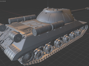 is 3 tanks 3D Model