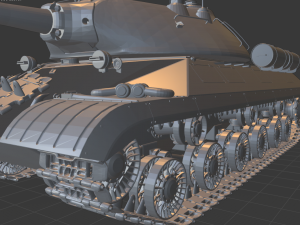 is 3 tanks 3D Model